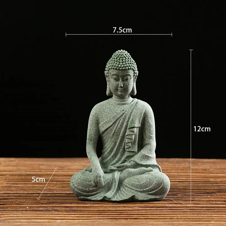 BWOOOH Tibetan Meditation Contemplation Buddha Serenity Compassion Statue Figurine Decoration - Thinking