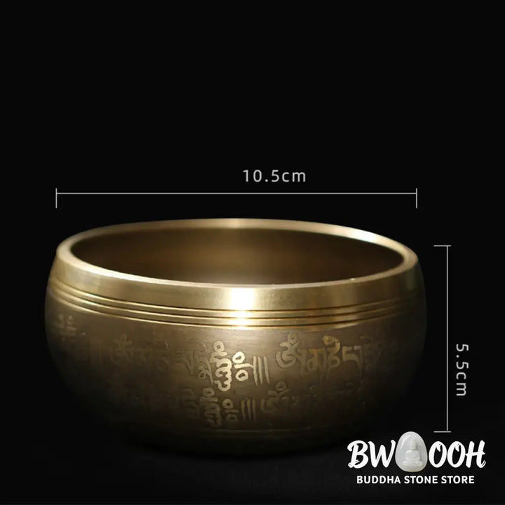 BWOOOH Tibetan Meditation Sound Bowl Handcrafted for Healing and Mindfulness Singing Bowl Set - Singing Bowl