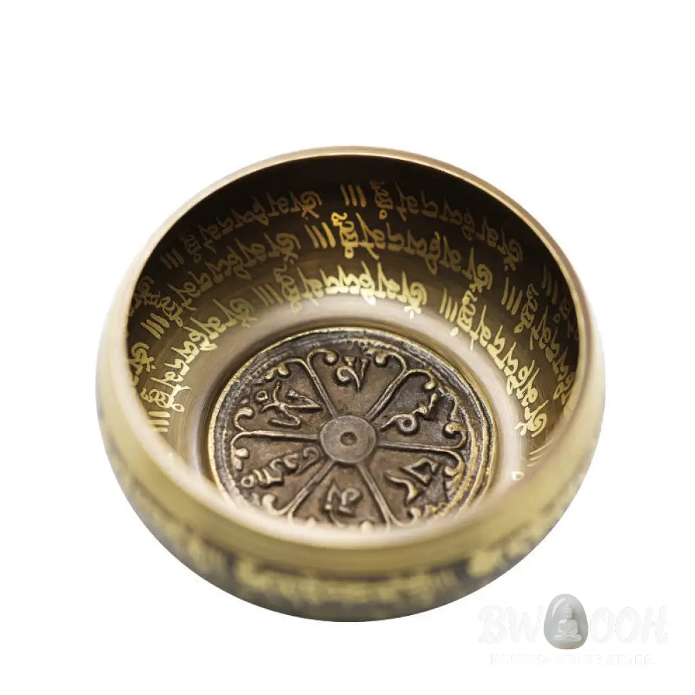 BWOOOH Tibetan Meditation Sound Bowl Handcrafted for Healing and Mindfulness Singing Bowl Set - Singing Bowl