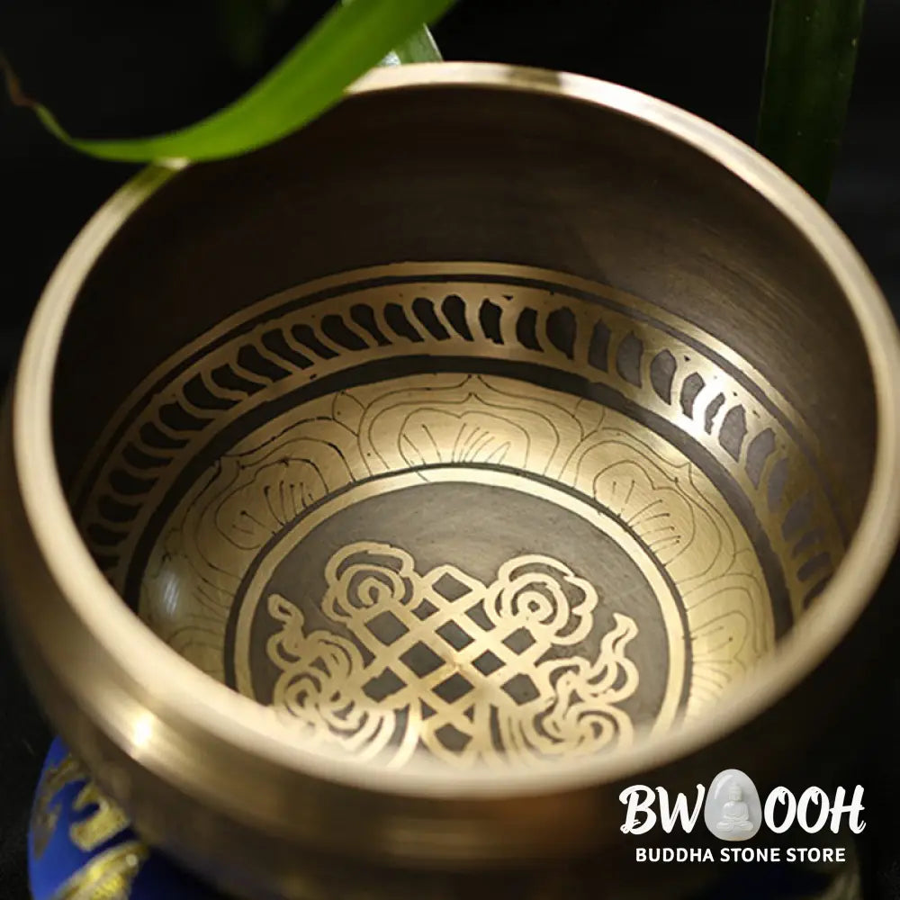 BWOOOH Tibetan Meditation Sound Bowl Handcrafted for Healing and Mindfulness Singing Bowl Set - Singing Bowl