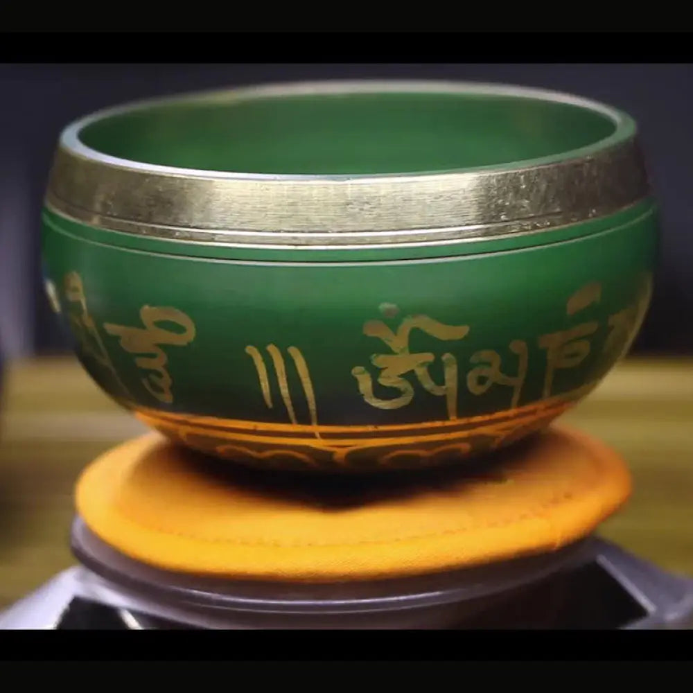BWOOOH Tibetan Meditation Sound Bowl Handcrafted for Healing and Mindfulness Support Protection Singing Bowl Set