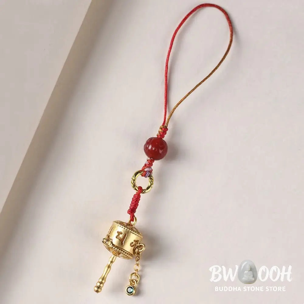 BWOOOH Tibetan Om Mani Padme Hum Prayer Wheel Amulet Char