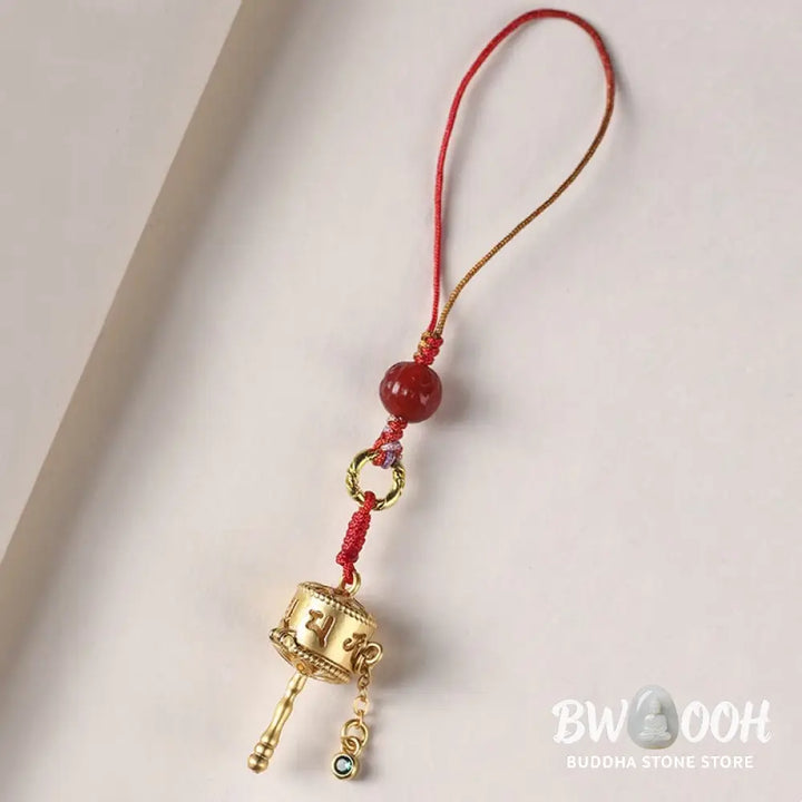 BWOOOH Tibetan Om Mani Padme Hum Prayer Wheel Amulet Char