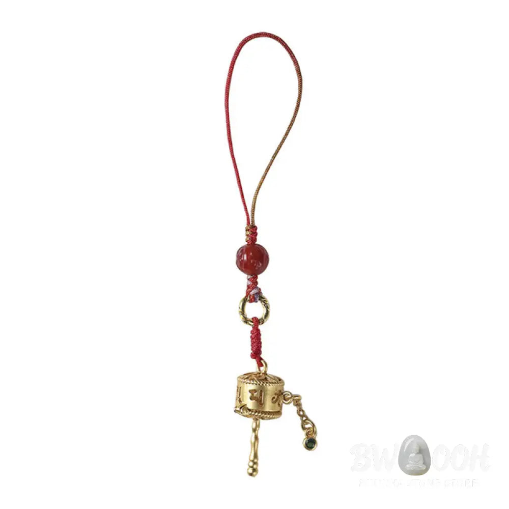BWOOOH Tibetan Om Mani Padme Hum Prayer Wheel Amulet Char