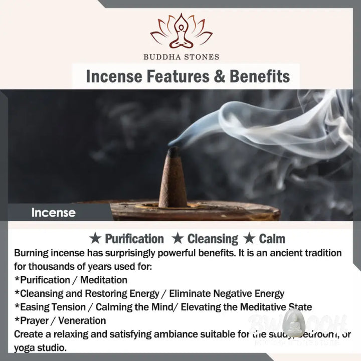 BWOOOH Tibetan Scented Tower Incense Cones - Incense
