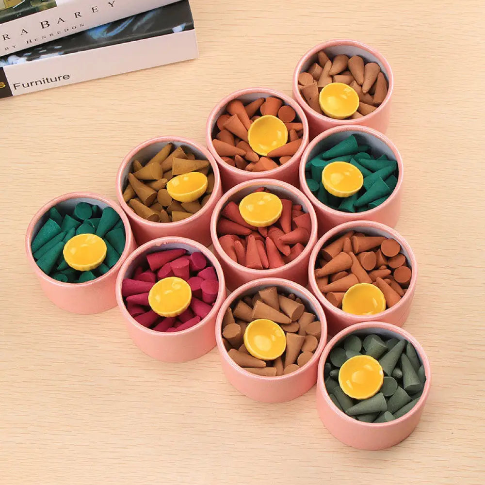 BWOOOH Tibetan Scented Tower Incense Cones - Incense