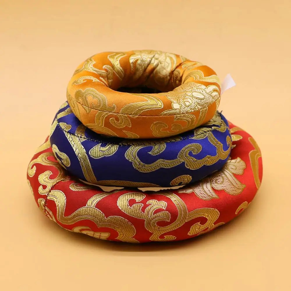 BWOOOH Tibetan Singing Bowl Handcraft Cushion Decoration - Decorations