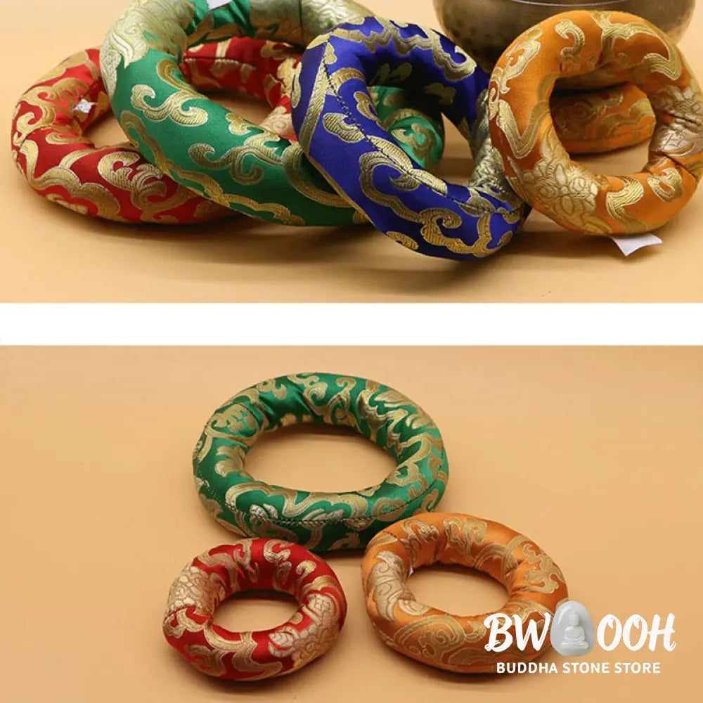 BWOOOH Tibetan Singing Bowl Handcraft Cushion Decoration - Decorations