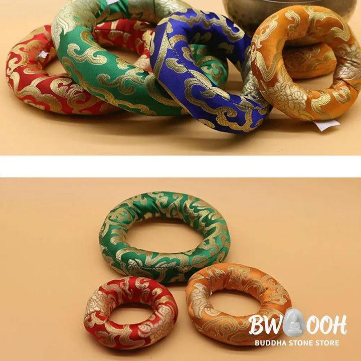 BWOOOH Tibetan Singing Bowl Handcraft Cushion Decoration - Decorations