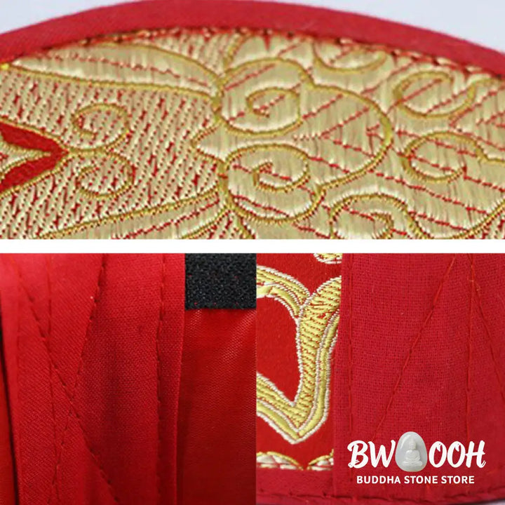 BWOOOH Tibetan Singing Bowl Storage Bag with Zipper Closure Decoration - Decorations