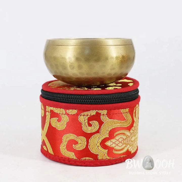 BWOOOH Tibetan Singing Bowl Storage Bag with Zipper Closure Decoration - Decorations