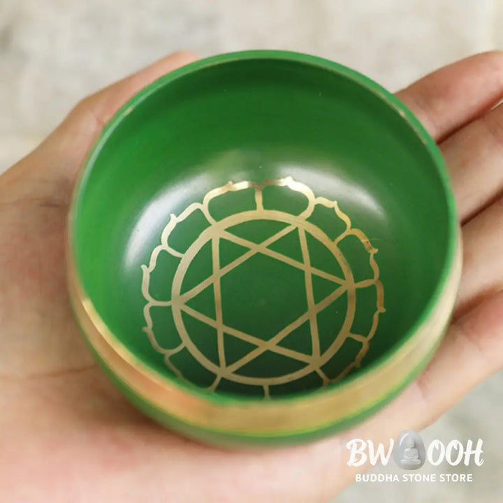 BWOOOH Tibetan Sound Bowl Handcrafted for Chakra Healing and Mindfulness Meditation Singing Bowl Set - Singing