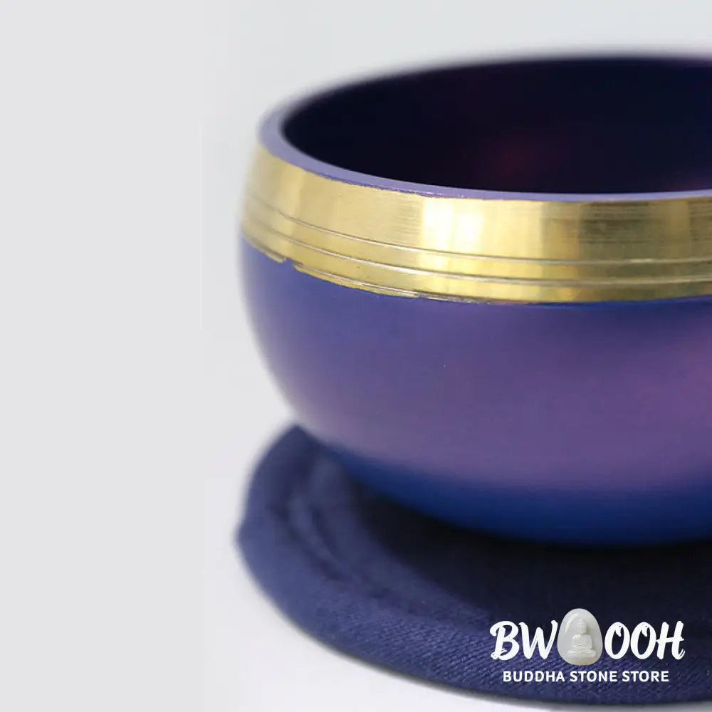 BWOOOH Tibetan Sound Bowl Handcrafted for Chakra Healing and Mindfulness Meditation Singing Bowl Set - Singing
