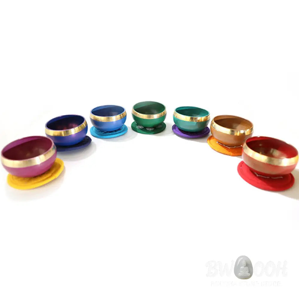 BWOOOH Tibetan Sound Bowl Handcrafted for Chakra Healing and Mindfulness Meditation Singing Bowl Set - Singing