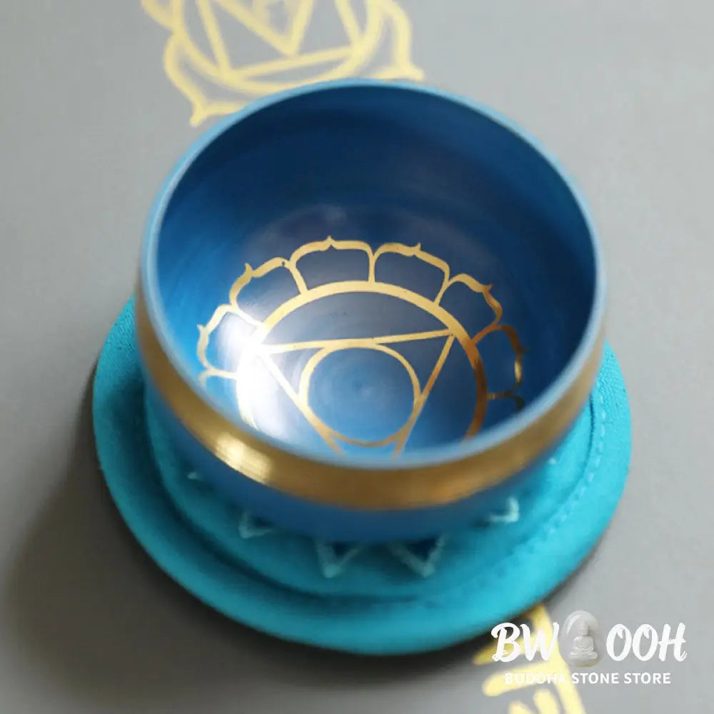 BWOOOH Tibetan Sound Bowl Handcrafted for Chakra Healing and Mindfulness Meditation Singing Bowl Set - Singing
