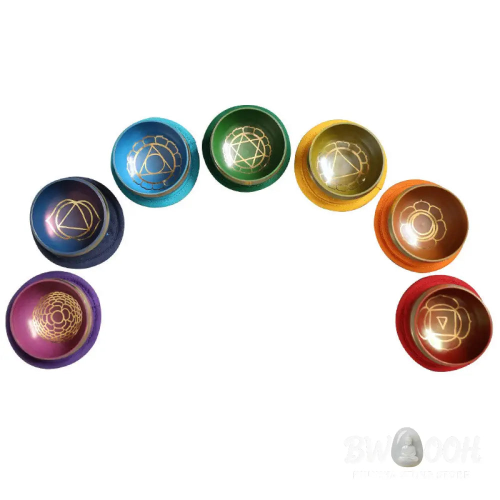 BWOOOH Tibetan Sound Bowl Handcrafted for Chakra Healing and Mindfulness Meditation Singing Bowl Set - Singing