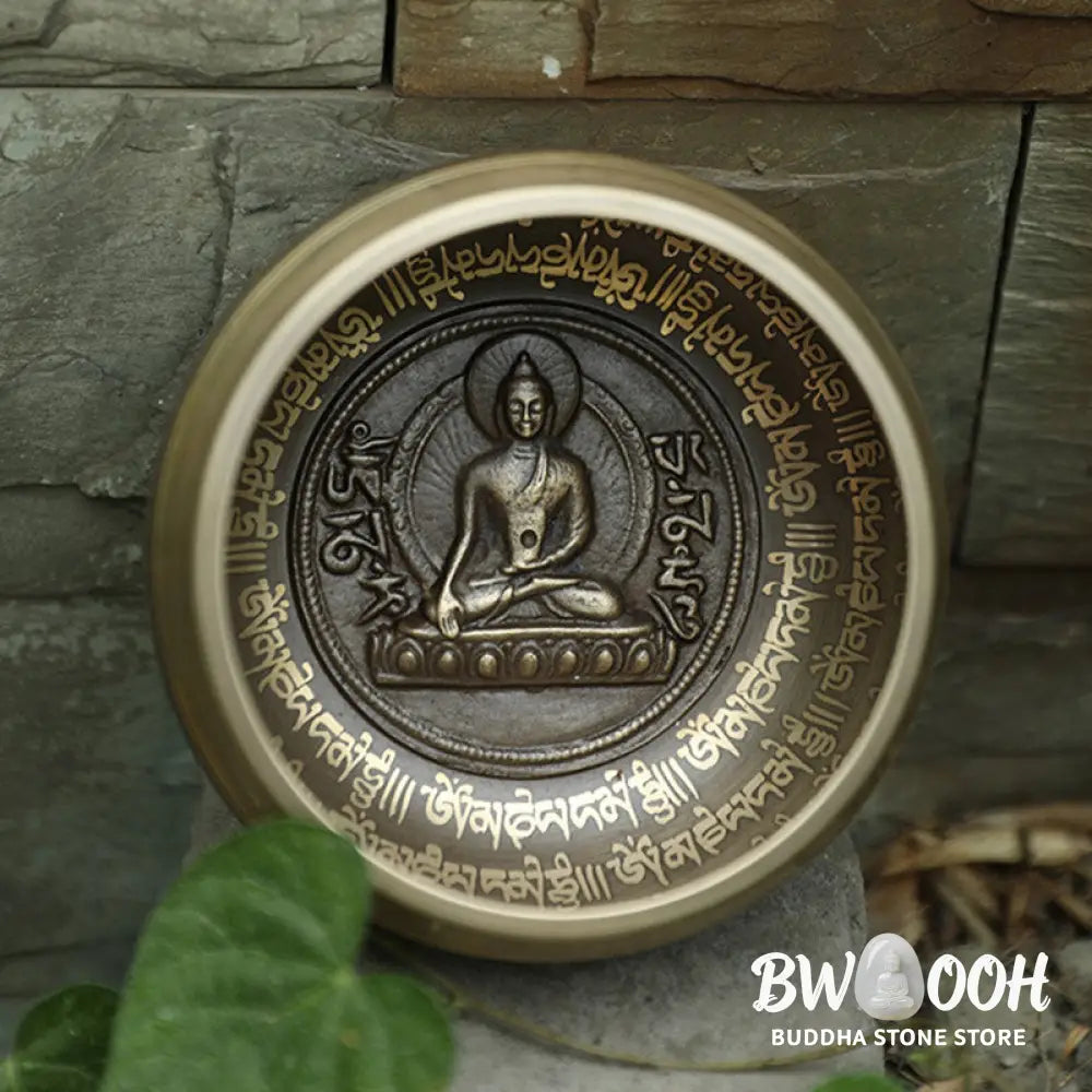 BWOOOH Tibetan Sound Bowl Handcrafted for Focus and Meditation Peaceful Happiness Singi | spiritual healing bracelet