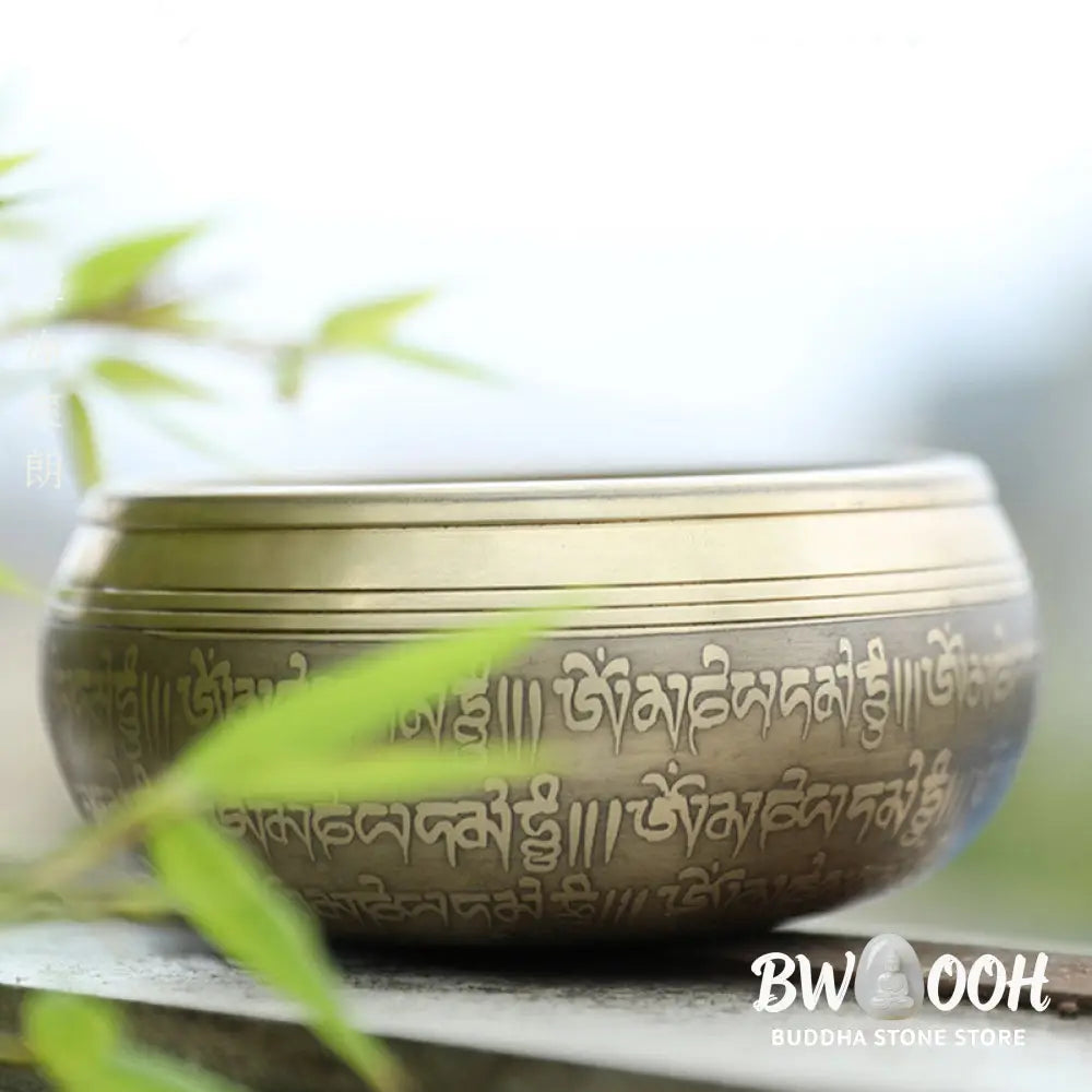 BWOOOH Tibetan Sound Bowl Handcrafted for Focus and Meditation Peaceful Happiness Singi | spiritual healing bracelet