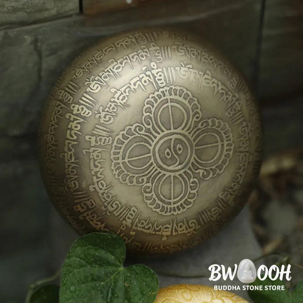 BWOOOH Tibetan Sound Bowl Handcrafted for Focus and Meditation Peaceful Happiness Singi | spiritual healing bracelet