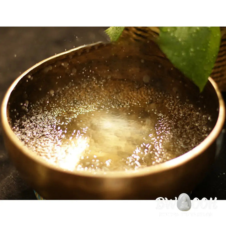BWOOOH Tibetan Sound Bowl Handcrafted for Healing and Meditation Positive Energy Singing Bowl Set - Singing Bowl