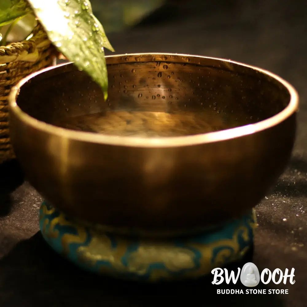 BWOOOH Tibetan Sound Bowl Handcrafted for Healing and Meditation Positive Energy Singing Bowl Set - Singing Bowl