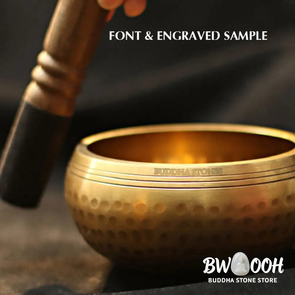 BWOOOH Tibetan Sound Bowl Handcrafted for Relaxation and Mindfulness Meditation Singing | spiritual healing bracelet