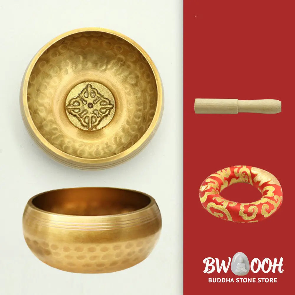 BWOOOH Tibetan Sound Bowl Handcrafted for Relaxation and Mindfulness Meditation Singing | spiritual healing bracelet