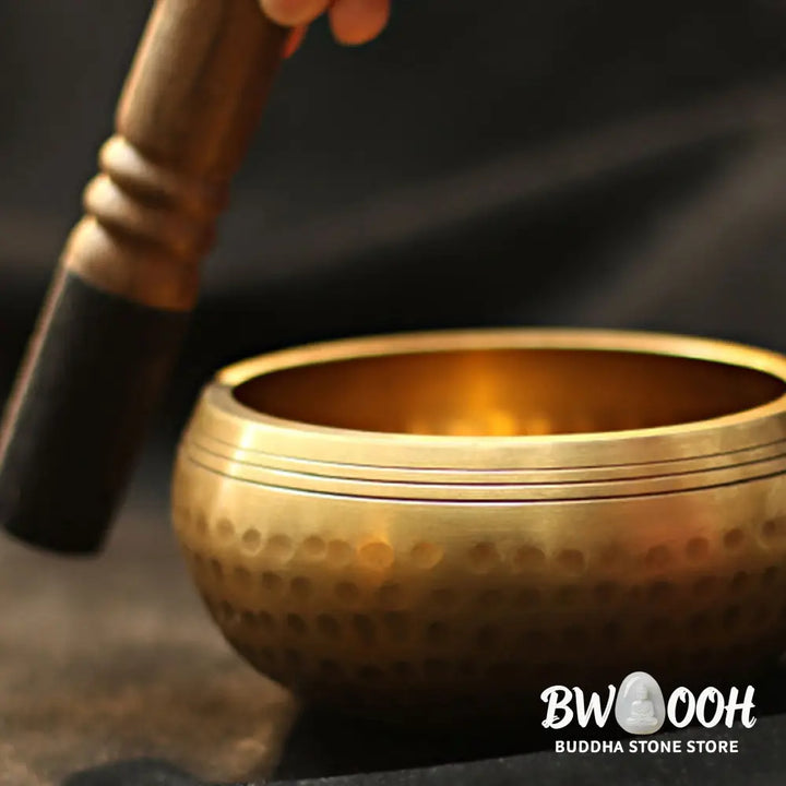 BWOOOH Tibetan Sound Bowl Handcrafted for Relaxation and Mindfulness Meditation Singing | spiritual healing bracelet