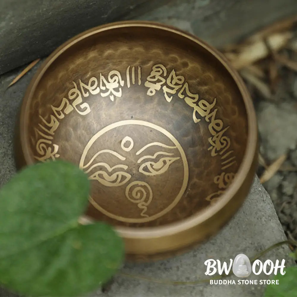 BWOOOH Tibetan Sound Bowl Handcrafted for Yoga and Meditation Singing Bowl Set - 3.54IN (9CM) - Singing Bowl