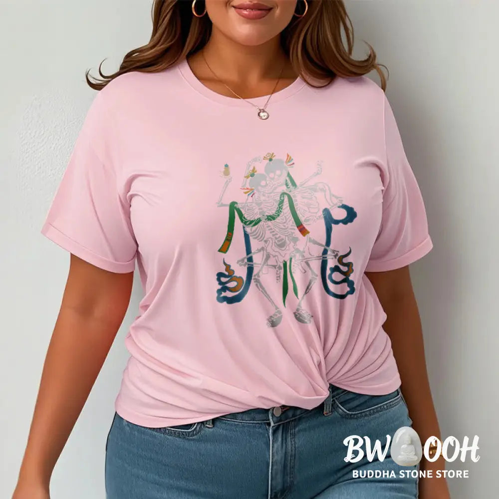 Buddha Stones Tibetan The Lord Of The Corpse Forest Design Tee T-shirt - T-Shirts