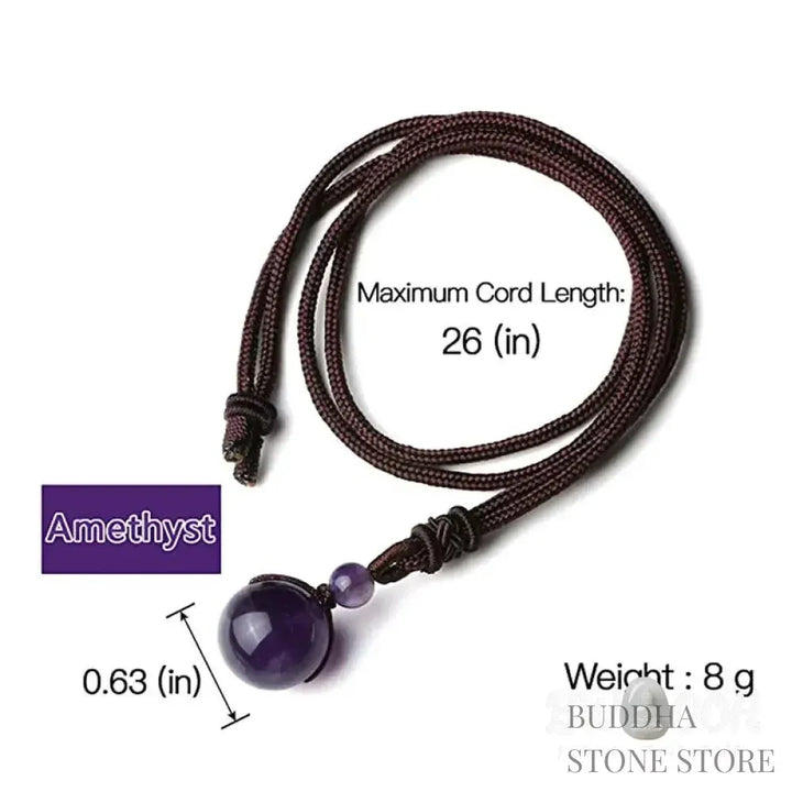 BWOOOH Tibetan Protection Necklace featuring 16mm Tiger&