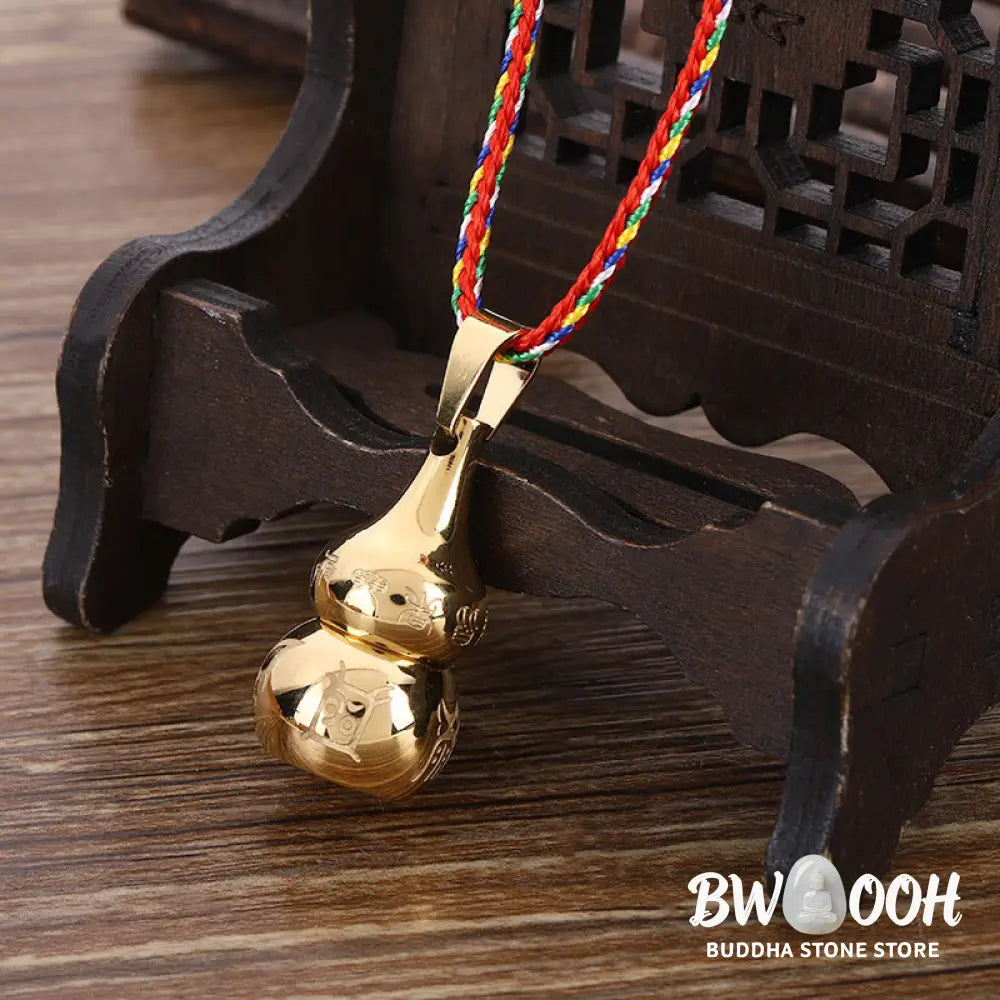 Buddha Stones Tibetan Yin Yang Symbol Gourd Harmony Titanium Steel Necklace Pendant - BWOOOH - Necklaces & Pendants