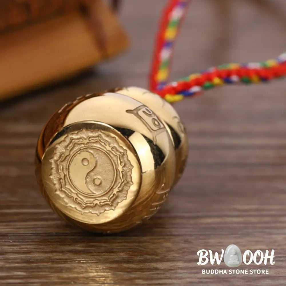 Buddha Stones Tibetan Yin Yang Symbol Gourd Harmony Titanium Steel Necklace Pendant - BWOOOH - Necklaces &amp; Pendants