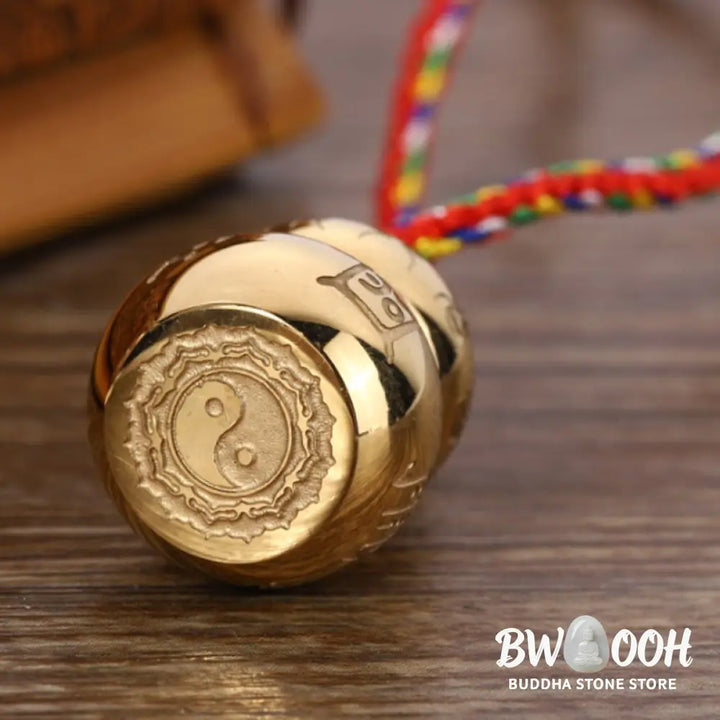 Buddha Stones Tibetan Yin Yang Symbol Gourd Harmony Titanium Steel Necklace Pendant - BWOOOH - Necklaces &amp; Pendants