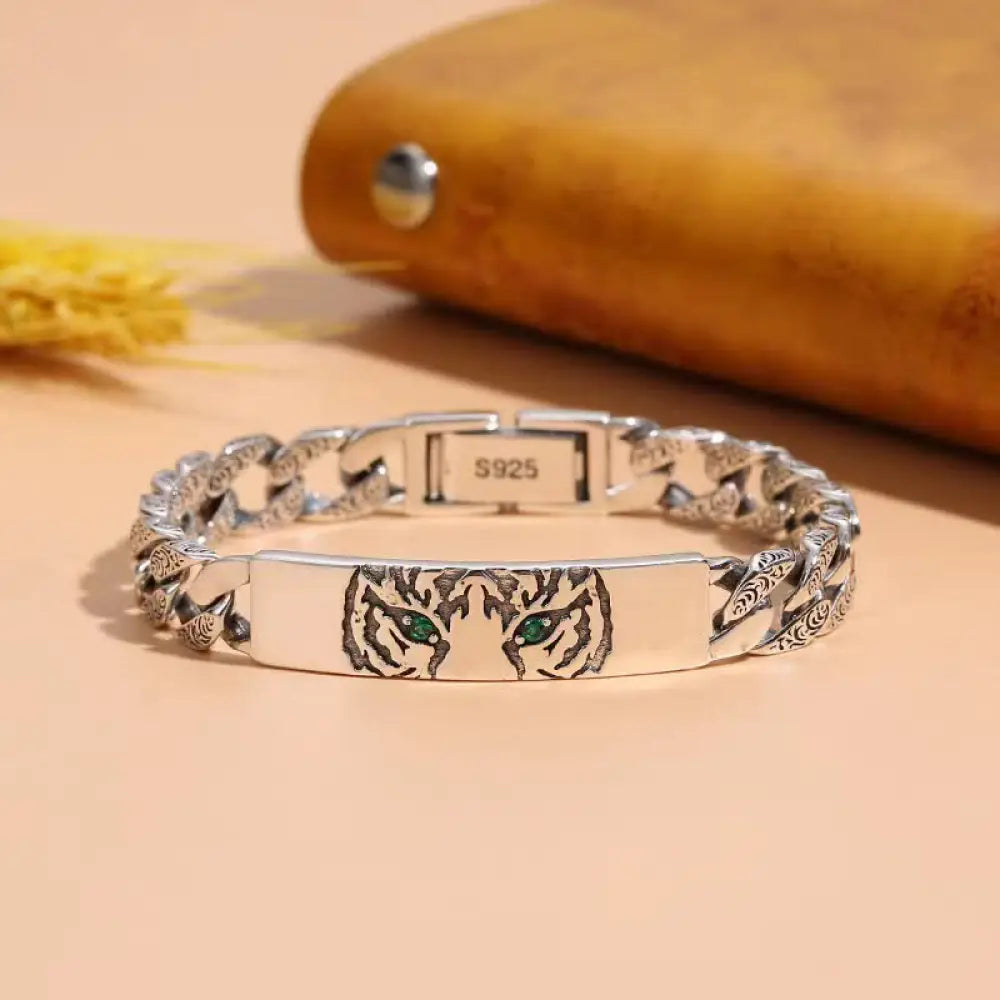 BWOOOH Tiger Copper Luck Cuff Chain Bracelet - BWOOOH - 18cm - Bracelet