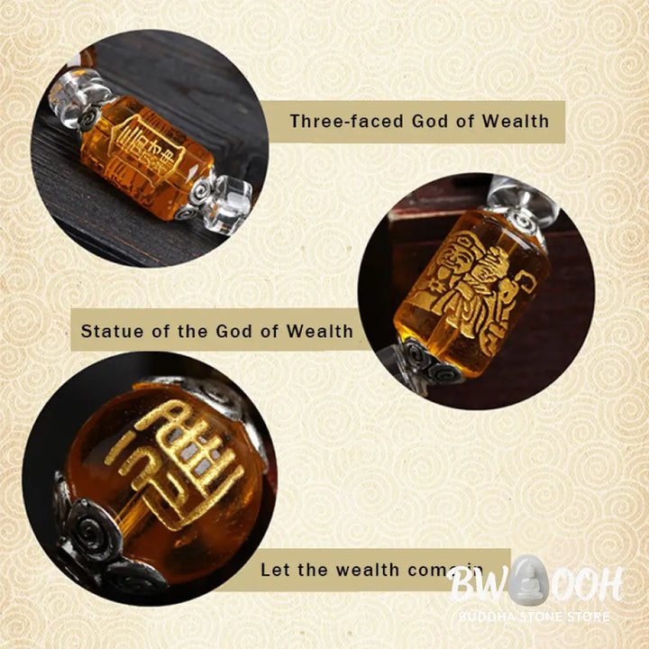 Buddha Stones Tiger Eye Bead Fortune Prosperity Bracelet - BWOOOH - Bracelet