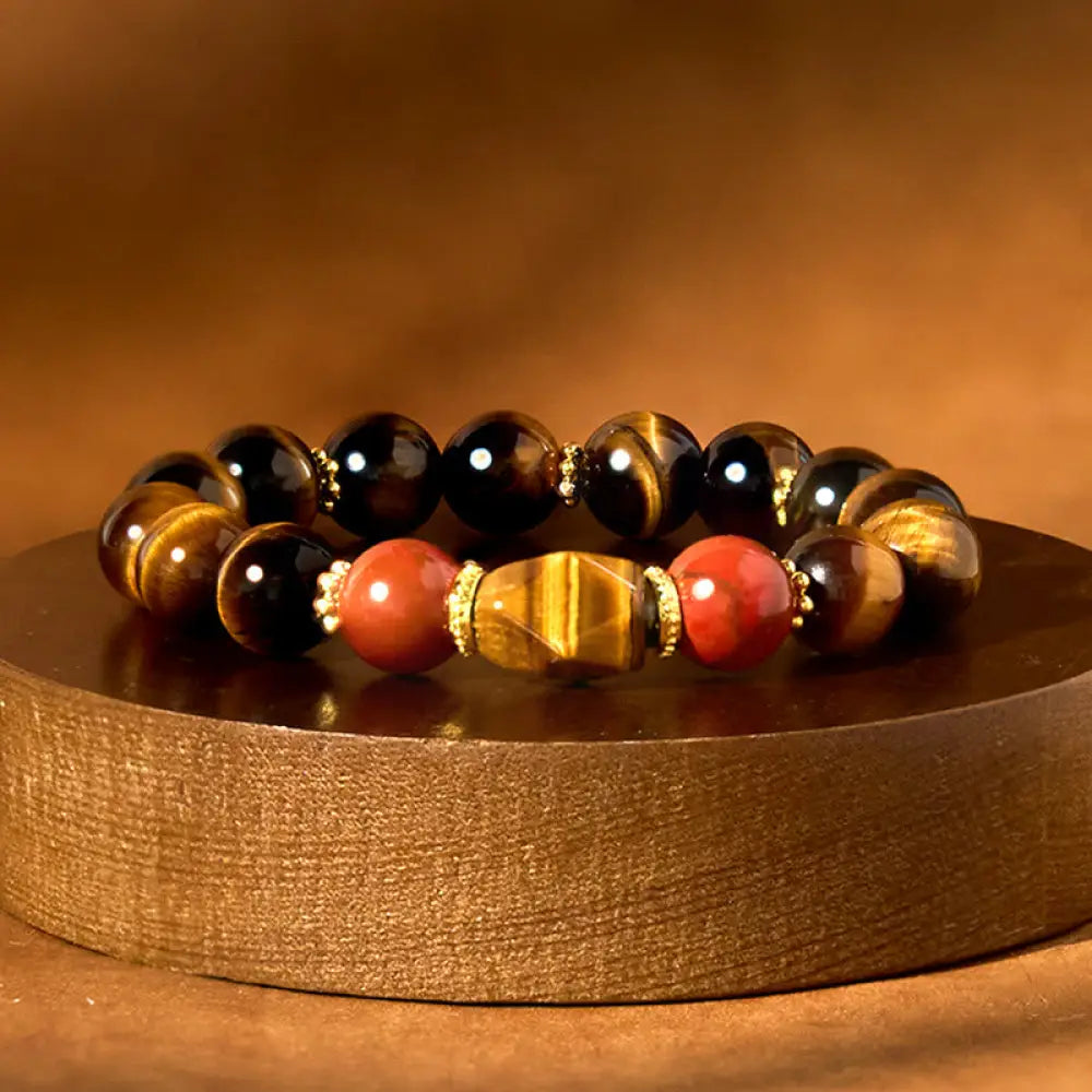 BWOOOH Tiger Eye Courage Bracelet - BWOOOH - Tiger Eye(Wrist Circumference: 14-16cm) - Bracelet