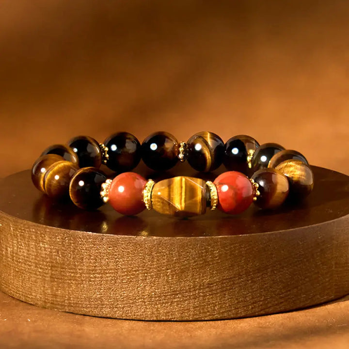 BWOOOH Tiger Eye Courage Bracelet - BWOOOH - Tiger Eye(Wrist Circumference: 14-16cm) - Bracelet