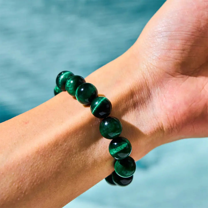 BWOOOH Tiger Eye Growth Healing Energy Bracelet — Tiger Eye crystal healing bracelet for spiritual healing and mindful living