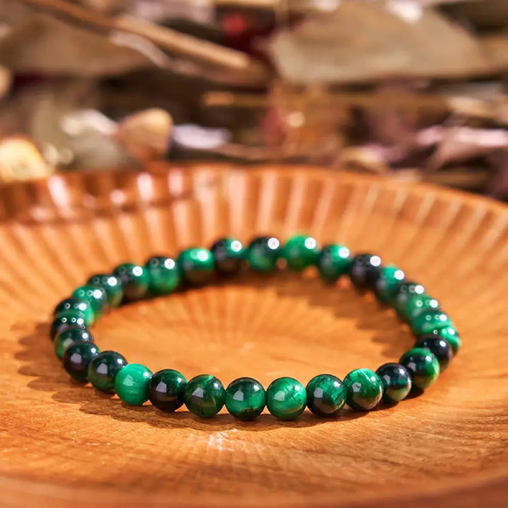 BWOOOH Tiger Eye Growth Healing Energy Bracelet - BWOOOH - Tiger Eye / 6mm - Bracelet