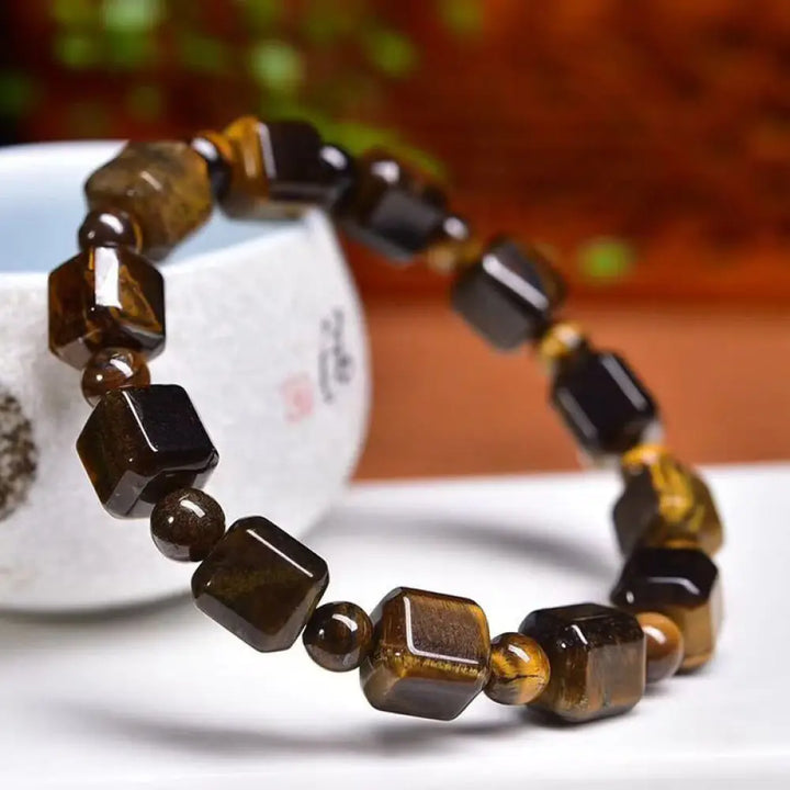BWOOOH Tiger Eye Protection Bracelet - BWOOOH - Tiger Eye(Wrist Circumference: 14-16cm) - Bracelet