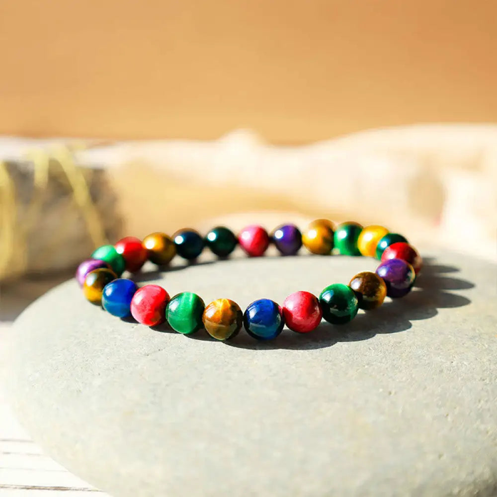 BWOOOH Tiger Eye Resolve Courage Bracelet | natural stone spiritual bracelet for healing and mindful living