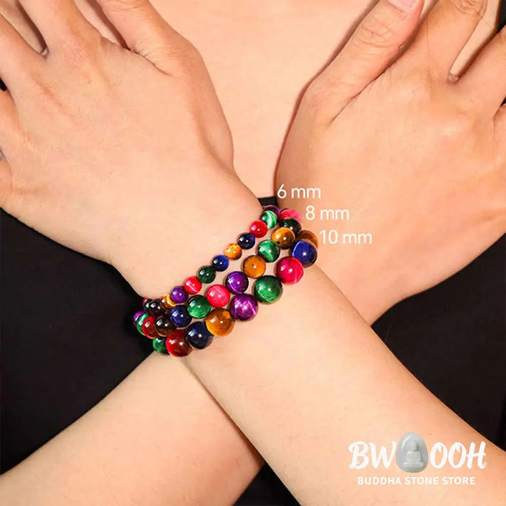BWOOOH Tiger Eye Resolve Courage Bracelet | natural stone spiritual bracelet for healing and mindful living