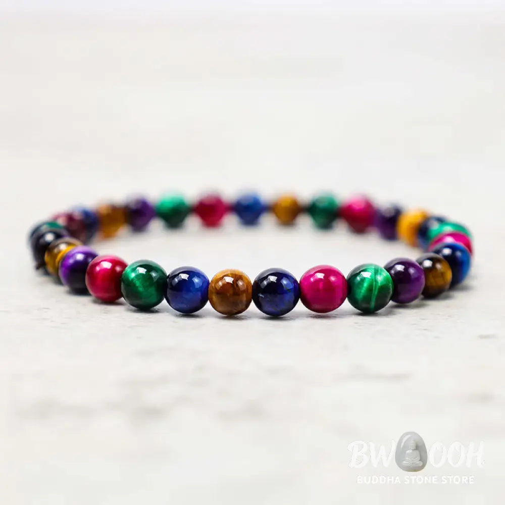 BWOOOH Tiger Eye Resolve Courage Bracelet | natural stone spiritual bracelet for healing and mindful living