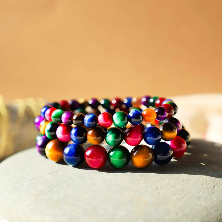 BWOOOH Tiger Eye Resolve Courage Bracelet | natural stone spiritual bracelet for healing and mindful living