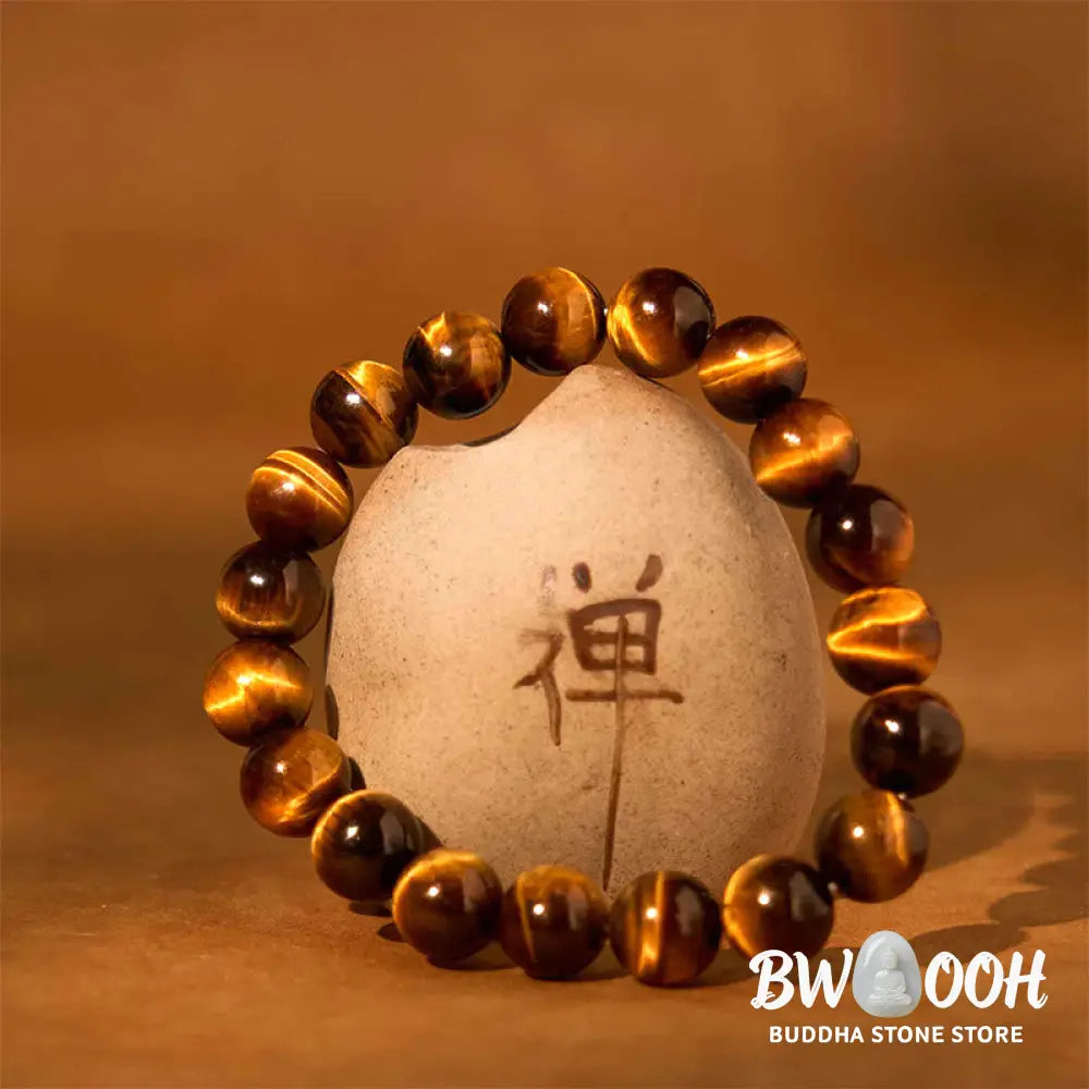 Buddha Stones Tiger Eye Strength Bracelet - BWOOOH - Bracelet