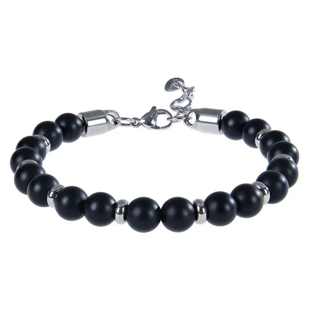 Buddha Stones Tiger Eye Various Natural Stone Beads Protection Bracelet - Frosted Stone(Wrist Circumference:17-20 cm)