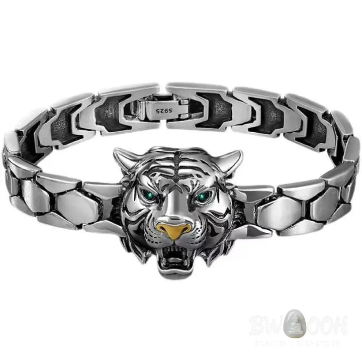 Buddha Stones Tiger Head Design Healing Bracelet - BWOOOH - Bracelet