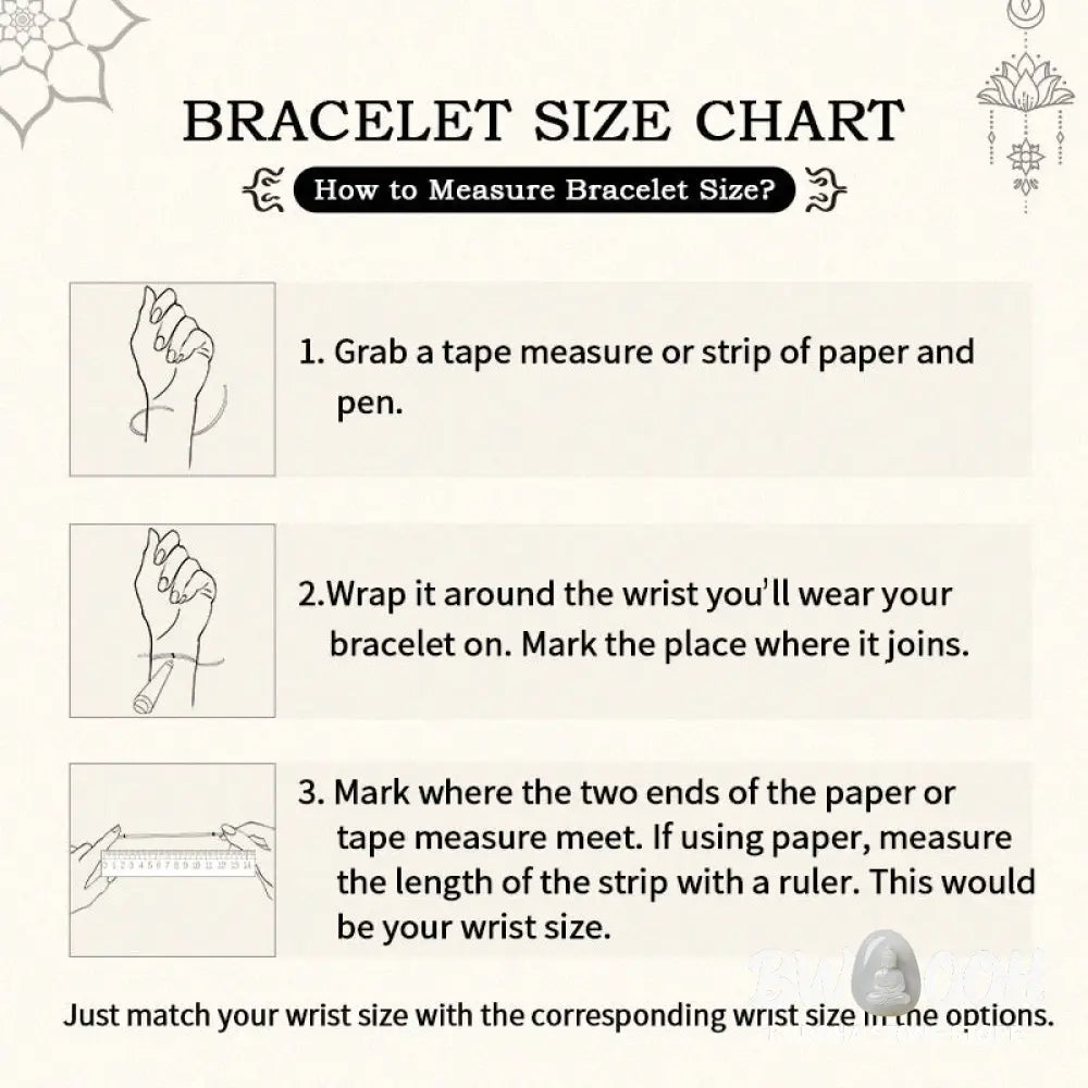 Buddha Stones Tiger Tang Dynasty Flower Design Engraved Luck Energy Bracelet - BWOOOH - Bracelet