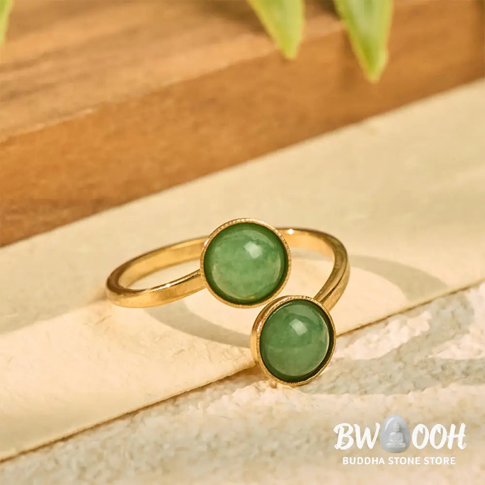 Buddha Stones Titanium Steel Balance Calm Ring - Ring